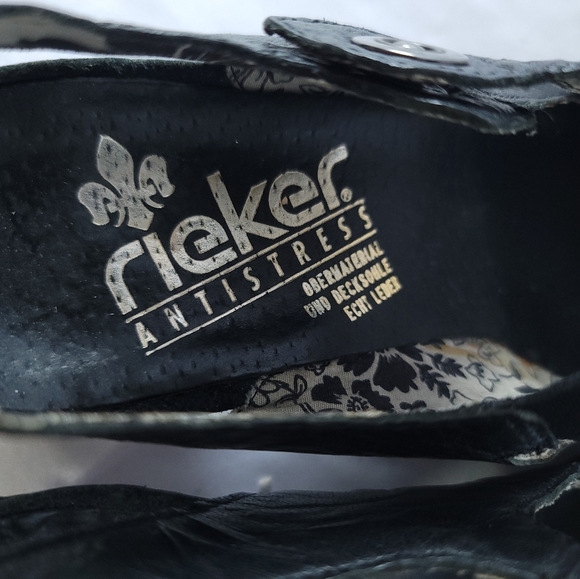 RIEKER Antistress Leather Mary-Jane Cut-out 1.5" Heel 38EU 7US - Picture 7 of 11